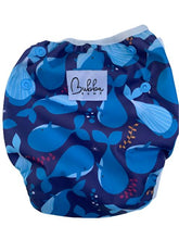 Load image into Gallery viewer, Blue Whale Pod Swim Nappy & Wet Bag Set