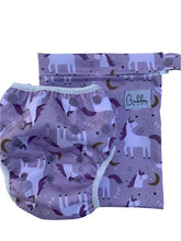 Load image into Gallery viewer, Unicorn Magic Swim Nappy & Wet Bag Set
