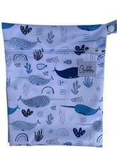 Load image into Gallery viewer, Narwhal Swim Nappy & Wet Bag Set