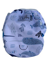 Load image into Gallery viewer, Narwhal Swim Nappy & Wet Bag Set