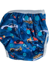 Load image into Gallery viewer, Road Zone Swim Nappy & Wet Bag Set