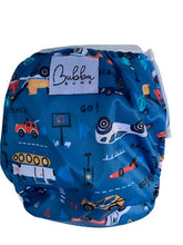 Load image into Gallery viewer, Road Zone Swim Nappy & Wet Bag Set
