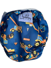 Load image into Gallery viewer, Construction Zone Swim Nappy & Wet Bag Set