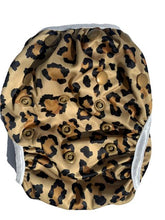 Load image into Gallery viewer, Leopard Swim Nappy & Wet Bag Set