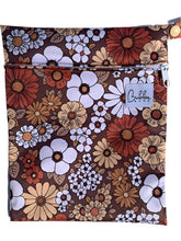 Load image into Gallery viewer, Flower Power Swim Nappy & Wet Bag Set