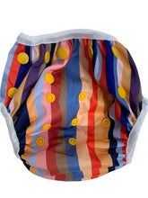 Load image into Gallery viewer, Stripes Swim Nappy & Wet Bag Set