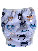 Load image into Gallery viewer, Broom! Broom! Swim Nappy & Wet Bag Set