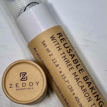 Load image into Gallery viewer, Silicone Baking Mat With Three Macaron Templates 2 Set