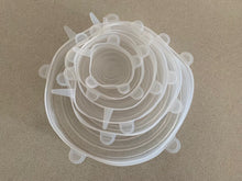 Load image into Gallery viewer, Silicone Stretchy Lids - Set of 6