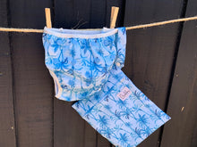 Load image into Gallery viewer, Blue Palms Swim Nappy and Wet Bag Set