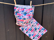 Load image into Gallery viewer, Fishy Business Swim Nappy and Wet Bag Set