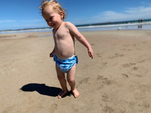Load image into Gallery viewer, Blue Palms Swim Nappy and Wet Bag Set
