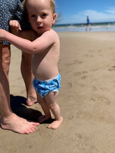 Load image into Gallery viewer, Blue Palms Swim Nappy and Wet Bag Set