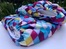 Load image into Gallery viewer, Patchwork Diamonds Cloth Nappy I One Size Fits Most