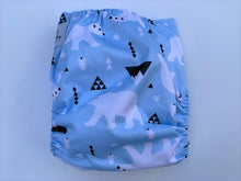 Load image into Gallery viewer, Polar Bears Cloth Nappy I One Size Fits Most
