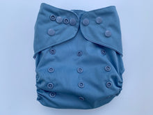 Load image into Gallery viewer, Steel Blue Cloth Nappy I One Size Fits Most