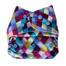 Load image into Gallery viewer, Patchwork Diamonds Cloth Nappy I One Size Fits Most