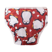 Load image into Gallery viewer, Penguins Swim Nappy and Wet Bag Set