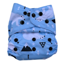 Load image into Gallery viewer, Polar Bears Cloth Nappy I One Size Fits Most