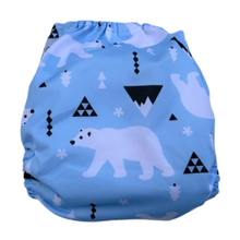 Load image into Gallery viewer, Polar Bears Cloth Nappy I One Size Fits Most