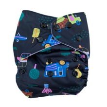 Load image into Gallery viewer, Cars & Trucks Cloth Nappy I One Size Fits Most