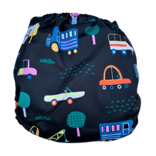 Load image into Gallery viewer, Cars & Trucks Cloth Nappy I One Size Fits Most