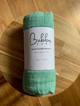 Load image into Gallery viewer, Muslin Swaddle Blanket I 100% Organic Cotton
