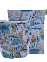 Load image into Gallery viewer, Wild Things Swim Nappy &amp; Wet Bag Set
