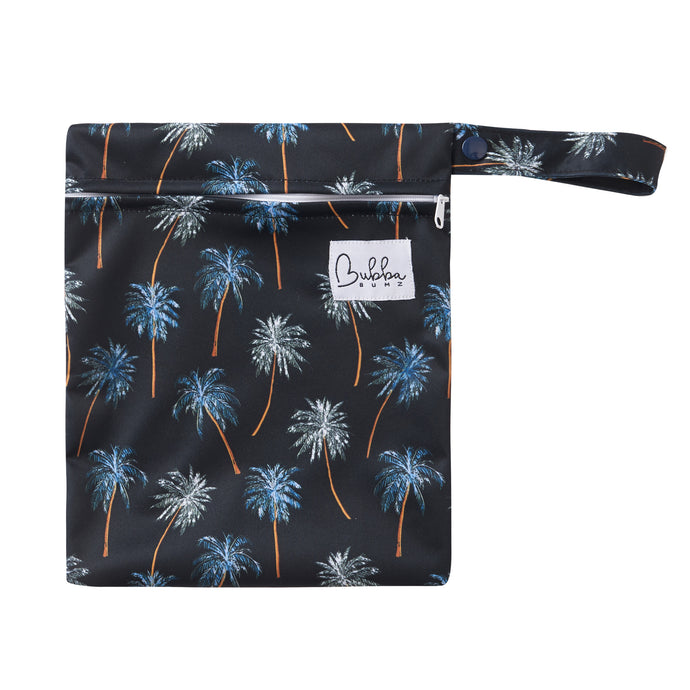 Island Palms Swim Nappy and Wet Bag Set