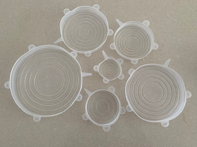 Silicone Stretchy Lids - Set of 6