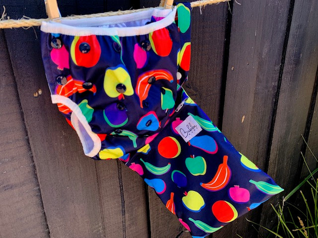 Fruity Tutti Swim Nappy and Wet Bag Set