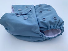 Load image into Gallery viewer, One Size Fits Most Cloth Nappy - Steel Blue
