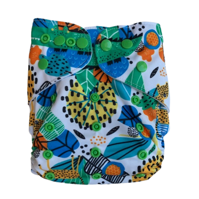 Leopard Jungle Cloth Nappy I One Size Fits Most