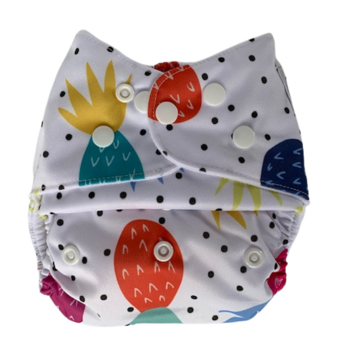 Pineapples Cloth Nappy I One Size Fits Most