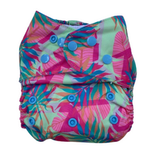 Load image into Gallery viewer, One Size Fits Most Cloth Nappy - Palm Paradise
