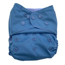 Load image into Gallery viewer, One Size Fits Most Cloth Nappy - Steel Blue
