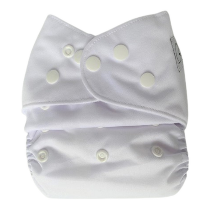 White On White Cloth Nappy I One Size Fits Most